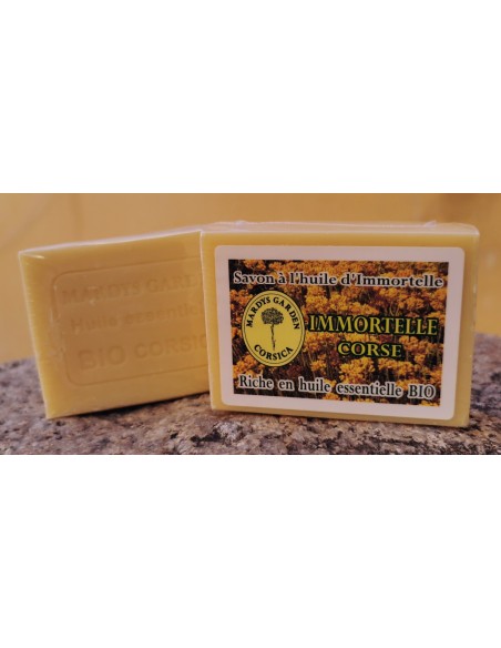 Savon à l'huile d'immortelle de Corse