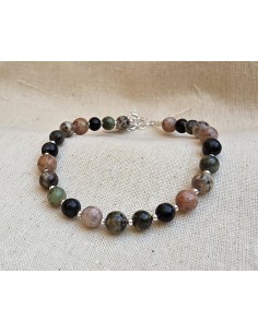 Bracelet pierres de Corse mixte