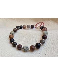 Bracelet pierres de Corse mixte XL