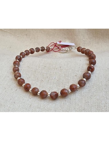 Bracelet pierres de Corse rouge de Porto