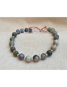 Bracelet pierres de Corse vert d'Orezza XL